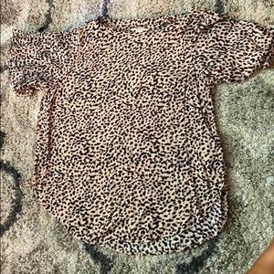 H&M leopard print blouse